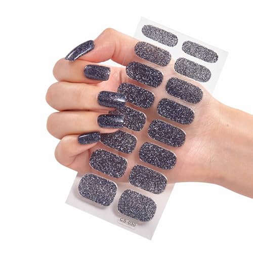 16 Tipps/Blatt Vollflächige Nagelaufkleber Vielseitiger Farbverlauf Zwiebelrosa Selbstklebende Nagelkunstdekorationen Für Frauen von BFLKY