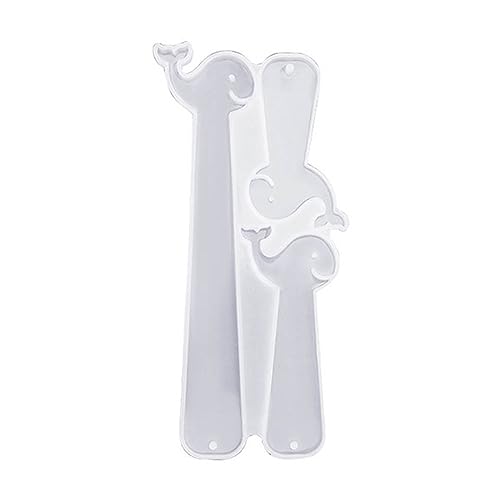 BFLKY Rechteckige Silikonform Delfin, Harz, Ornamente, Anhänger, Werkzeug zur Schmuckherstellung von BFLKY