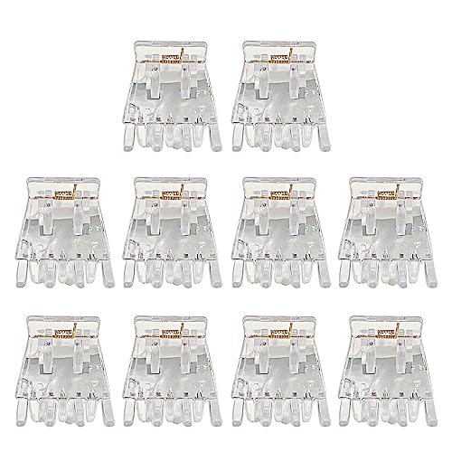 BFLKY Set mit 10 transparenten Haarspangen aus transparentem Acryl, Haarschmuck, klare Haarspange, Haarnadeln für Frauen und Mädchen von BFLKY