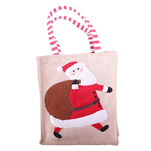 BFLKY Weihnachtstasche aus Segeltuch für Weihnachten, Geburtstag, Souvenir, personalisierte Schneemann-Handtasche BFLKY Weihnachtstasche aus Segeltuch für Weihnachten, Geburtstag, Souvenir, personalisierte Schneemann-Handtasche von BFLKY