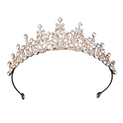BFLKY Zarte Strass-Tiara-Accessoires, schimmernde Damen-Kopfbedeckung für den täglichen Gebrauch, Brautschmuck, Kopfschmuck, Schmuck von BFLKY