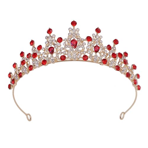 BFLKY Zarte Strass-Tiara-Accessoires, schimmernde Damen-Kopfbedeckung für den täglichen Gebrauch, Brautschmuck, Kopfschmuck, Schmuck von BFLKY