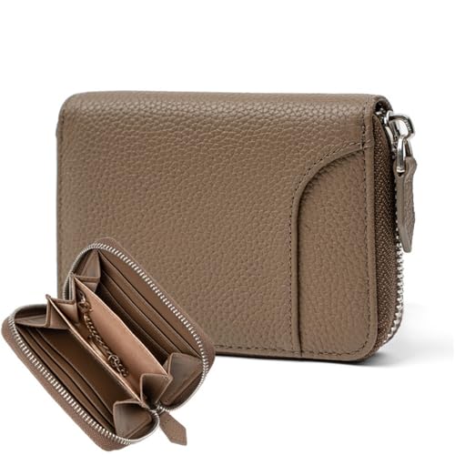 BFNDSSEOU Pu Lederkarte und Münzbox Men's Leather Zip Coin Purse Card Case Keychain Multicolor 11.3x9x2.5cm(Colour 4) von BFNDSSEOU