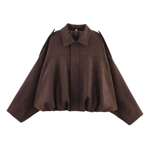 Winterjacke Damen Warm Wildlederjacke Damen Kurz Bomberjacke Suede Jacket Women Wildleder Herbstjacke Elegant Übergangsjacke Casual Style Blouson Jacke Winterjacke Damen Warm Wildlederjacke Damen Kurz Bomberjacke Suede Jacket Women Wildleder Herbstjacke Elegant Übergangsjacke Casual Style Blouson Jacke von BFSWL