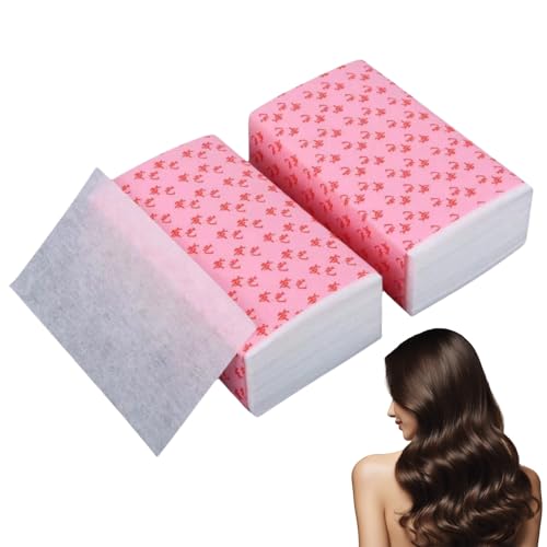 200 Stück Dauerwellen Set Komplett,Spitzenpapier Dauerwelle,Dauerwelle Papier,Haare Perm Papier Für Dauerwellenflüssigkeit,Ultradünnes Haarstylingpapier,Salon Spitzenpapier für Home Barber Shop von BFUZXY