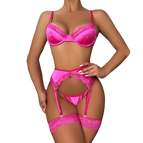 BFYSFBAIG Dessous Damen Sexy Unterwäsche Sexy Dessous Damen Strapsen Dessous Set Spitze Reizwäche Damen Dessous Transparent Negligee Damen Sexy Bodysuit von BFYSFBAIG