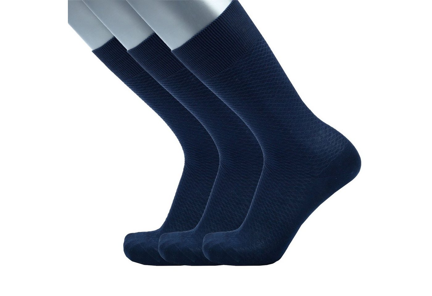 BGENTS Businesssocken Classic Frankfurt Socken - 3er Socken (3er Packung, 3er Packung) aus reiner merzerisierter Baumwolle von BGENTS