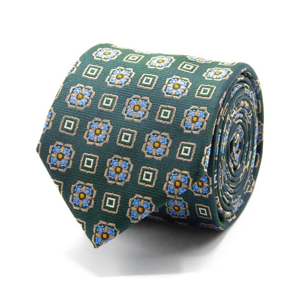 BGENTS Krawatte Seiden-Jacquard Krawatte mit geometrischem Muster Breit (8cm) von BGENTS