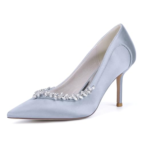 BGFCDFGV Partyschuhe mit hohem Absatz,Weiß,39 EU BGFCDFGV Partyschuhe mit hohem Absatz,Weiß,39 EU von BGFCDFGV