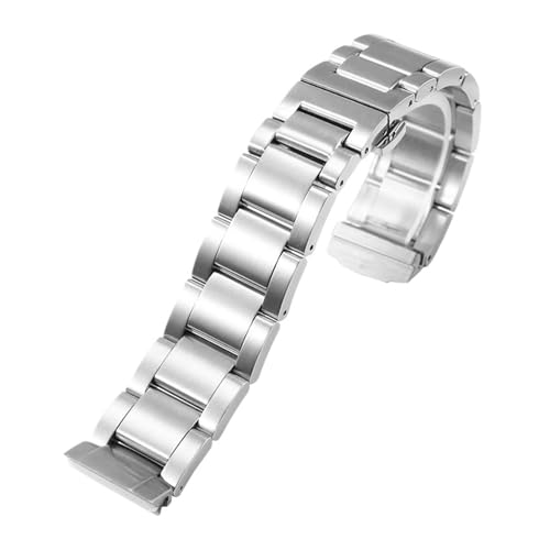 BGFFDSZ 20 mm Arc Interface Edelstahlband, kompatibel mit Tissot T044 Rhythm PRS516, silbernes Uhrenarmband 1853 T044417a T04430a, Uhrenarmband for Herren von BGFFDSZ