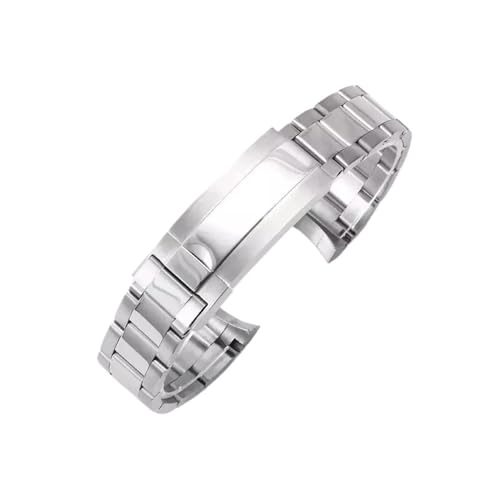 BGFFDSZ Ersatz kompatibel mit Rolex Edelstahl-Uhrenarmband Submariner 116610 Black Water Ghost Green Uhrenarmbandkette Männlich 20mm Uhrenarmbänder(Steel (LG)-Z11,21mm-No Log) von BGFFDSZ