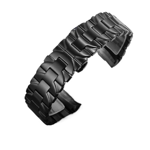 BGFFDSZ Geeignet for Panerai PAM441/111/448 Lumino Series Edelstahl-Streifenbogen(Black) von BGFFDSZ