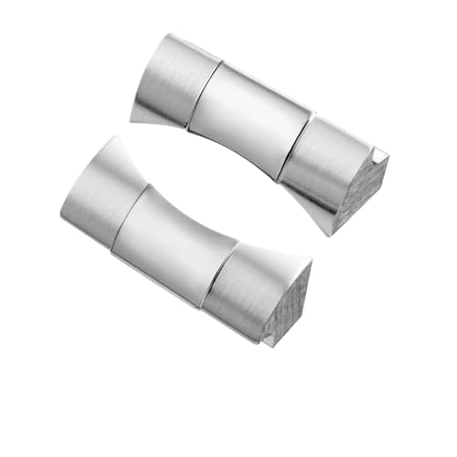 BGFFDSZ Gummiband 316 Edelstahl Kopfendglied Kompatibel mit Timing Tudor Biwan M79363 Little/Small Monster 22mm Adapter 41mm Anschluss(Silver,22mm) von BGFFDSZ