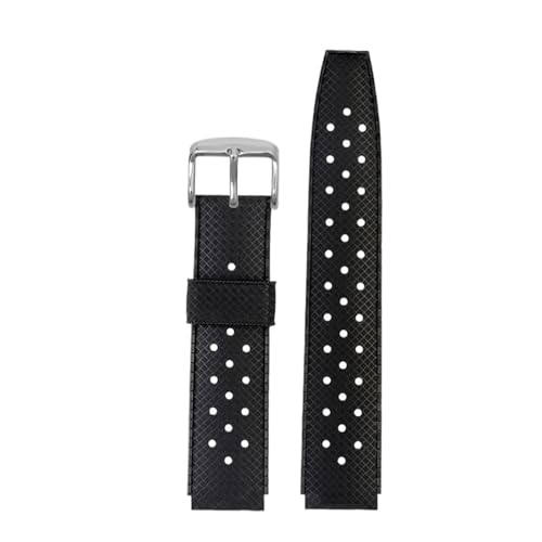 BGFFDSZ Kompatibel mit Casio MWA-100H, modifiziertes Gummi-Silikon-Uhrenarmband, 22 x 20 mm, MWA-100 Dark Heart Of Steel, Herren-Sportuhrenarmband, Schwarz/Grün(Black sk) von BGFFDSZ