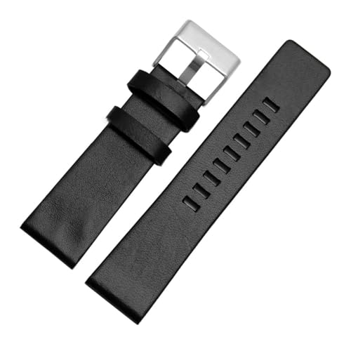 BGFFDSZ Kompatibel mit DIESEL Echtlederarmband DZ7311 DZ7332 DZ7314 DZ1405 DZ4323 Uhrenarmband Schwarz Braun 22mm 24mm 26mm 28mm 30mm(Black Green,30mm) von BGFFDSZ