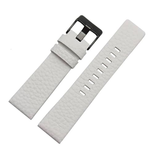 BGFFDSZ Kompatibel mit DIESEL Echtlederarmband DZ7311 DZ7332 DZ7314 DZ1405 DZ4323 Uhrenarmband Schwarz Braun 22mm 24mm 26mm 28mm 30mm(Brown,24mm) von BGFFDSZ