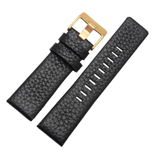 BGFFDSZ Kompatibel mit DIESEL Echtlederarmband DZ7311 DZ7332 DZ7314 DZ1405 DZ4323 Uhrenarmband Schwarz Braun 22mm 24mm 26mm 28mm 30mm(Olive Flak,28mm) von BGFFDSZ