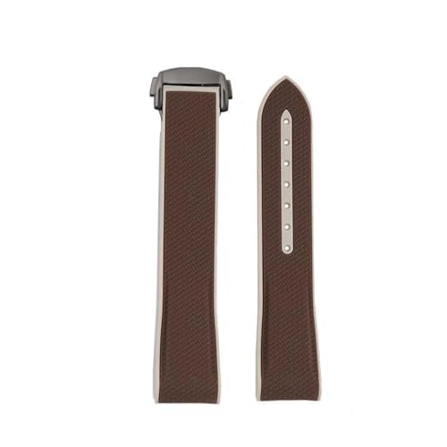 BGFFDSZ Kompatibel mit Omega X Swatch Joint MoonSwatch Celestial Sports Gummiarmband 20 mm gebogenes Ende gewebtes Musterbänder mit Faltschließe(Black Green) von BGFFDSZ