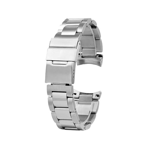 BGFFDSZ L3 Curved Interface Massives Edelstahlarmband Kompatibel mit Longines Concas Stahlgürtel L3.642.4 L3.781.4 Serie Armbandzubehör von BGFFDSZ