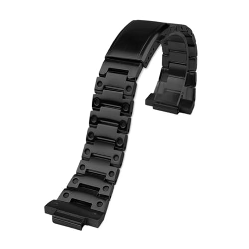 BGFFDSZ Massives Edelstahlarmband, kompatibel mit der Casio-Uhr G-Shock GM110 GM-110B GM-110G, Edelstahl-Armbandkette(Black) von BGFFDSZ