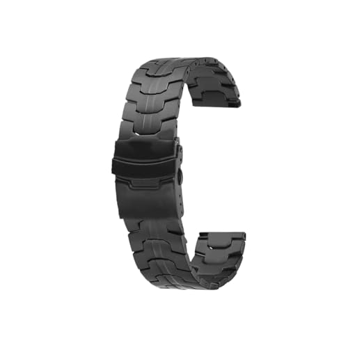 BGFFDSZ Titan-Uhrenarmband, kompatibel mit Casio G-SHOCK GST-B100 W300/400G GST-210/W120L/S310, modifiziertes leichtes Metall-Uhrenarmband-Zubehör(Black) von BGFFDSZ