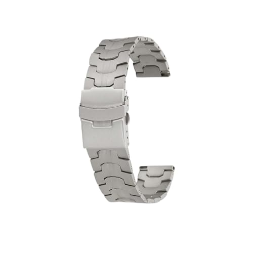 BGFFDSZ Titan-Uhrenarmband, kompatibel mit Casio G-SHOCK GST-B100 W300/400G GST-210/W120L/S310, modifiziertes leichtes Metall-Uhrenarmband-Zubehör(Titanium color) von BGFFDSZ