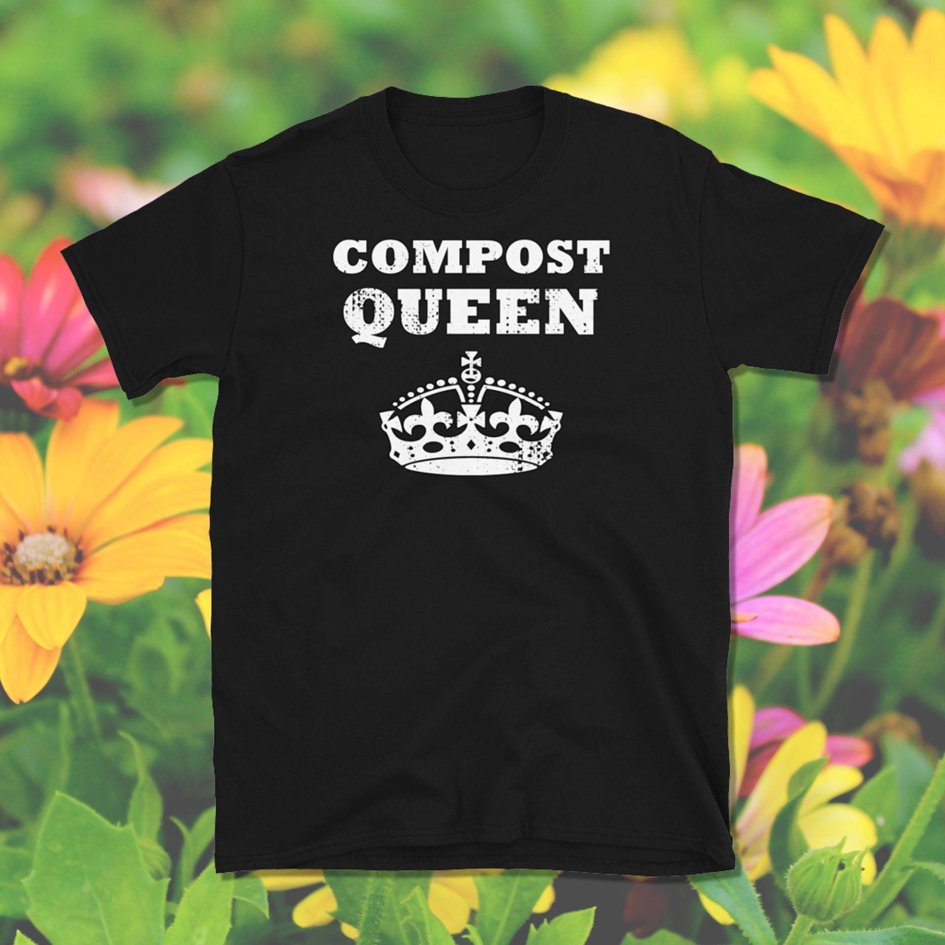 Compost Queen, Kompost Shirt, Garten Geschenk, Humor, Permakultur Kurzärmeliges Unisex T-Shirt Compost Queen, Kompost Shirt, Garten Geschenk, Humor, Permakultur Kurzärmeliges Unisex T-Shirt von BGHomestead