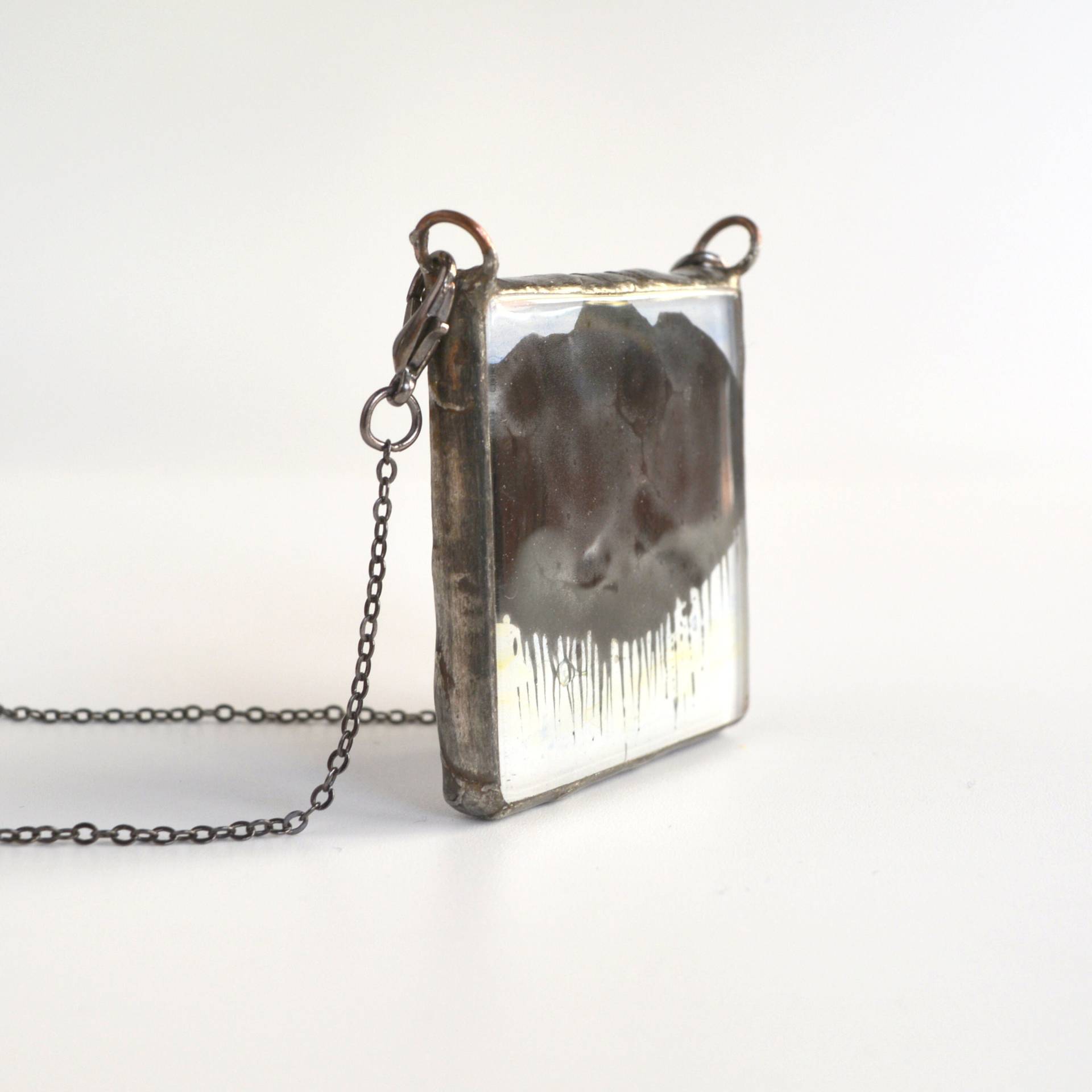 Handbemalter Donnerwolke Anhänger Aus Glas Wetter Talisman Handbemalter Donnerwolke Anhänger Aus Glas Wetter Talisman von BGLASSbcn