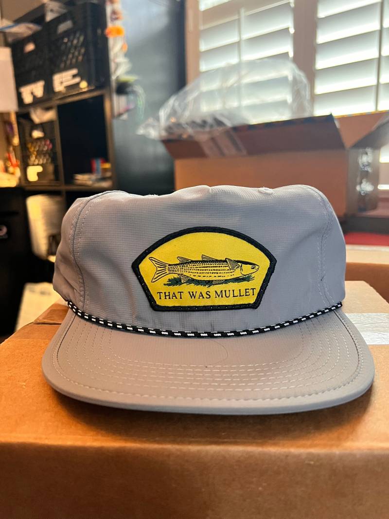 Gadsden Mullet Fliegengewicht Packmütze | Grau von BGLFishing