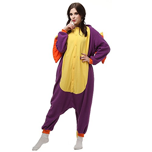 BGOKTA Onesie Pyjama Animal Costume Cosplay Herbst und Winter Tier Pyjama Männer Frauen, LTY12,XL von BGOKTA