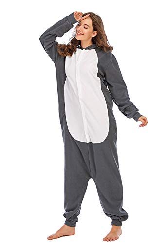 BGOKTA Onesie Pyjama Animal Costume Cosplay Unisex-Erwachsene Herbst und Winter Tier Pyjama,LTY33-2,L von BGOKTA
