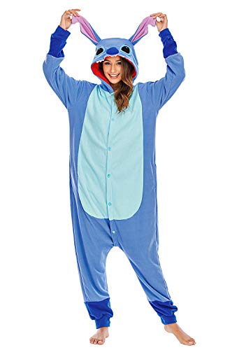 BGOKTA Onesie Pyjama Animal Costume Cosplay Unisex-Erwachsene Herbst und Winter Tier Pyjama von BGOKTA