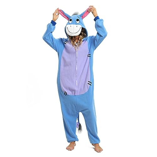 BGOKTA Onesie Pyjama Animal Costume Cosplay Unisex-Erwachsene Herbst und Winter Tier Pyjama von BGOKTA