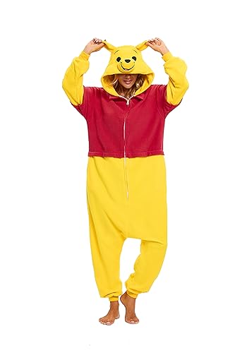 BGOKTA Onesie Pyjama Animal Costume Cosplay Unisex-Erwachsene Herbst und Winter Tier Pyjama von BGOKTA