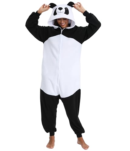 BGOKTA Onesie Pyjama Animal Costume Cosplay Unisex-Erwachsene Herbst und Winter Tier Pyjama von BGOKTA