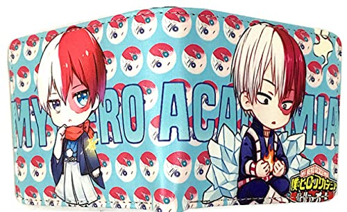 BGOmakeit Re ZERO Starting Life in Another World Cosplay PU Leder Muster Cartoon Anime Geldbörse, My Hero is Academia Todoroki Shoto, regular wallet, Re Zero Anime von BGOmakeit