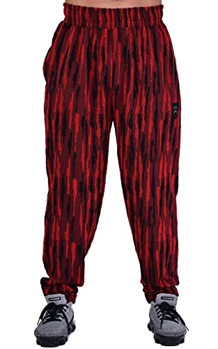 BGSM Extreme Sportswear Sporthose Jogginghose Trainingshose Bodyhose Bodybuilding Herren rot 1313-PNT XL von BGSM