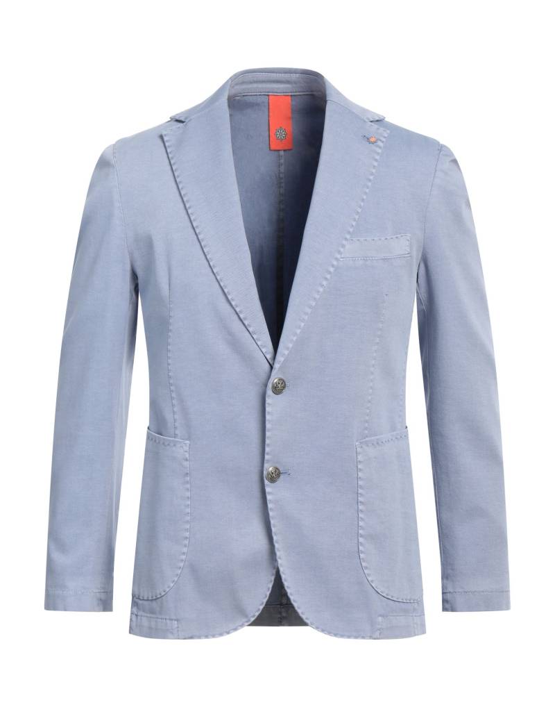 BHARNABA Blazer Herren Azurblau von BHARNABA