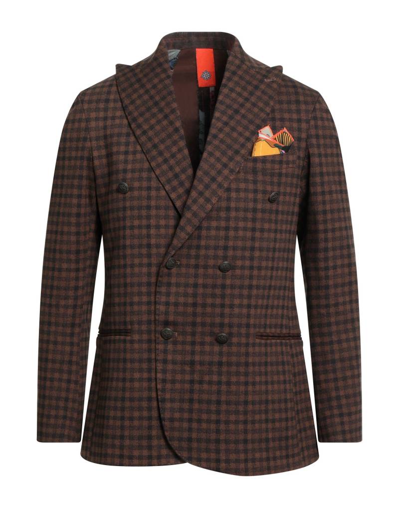 BHARNABA Blazer Herren Braun von BHARNABA