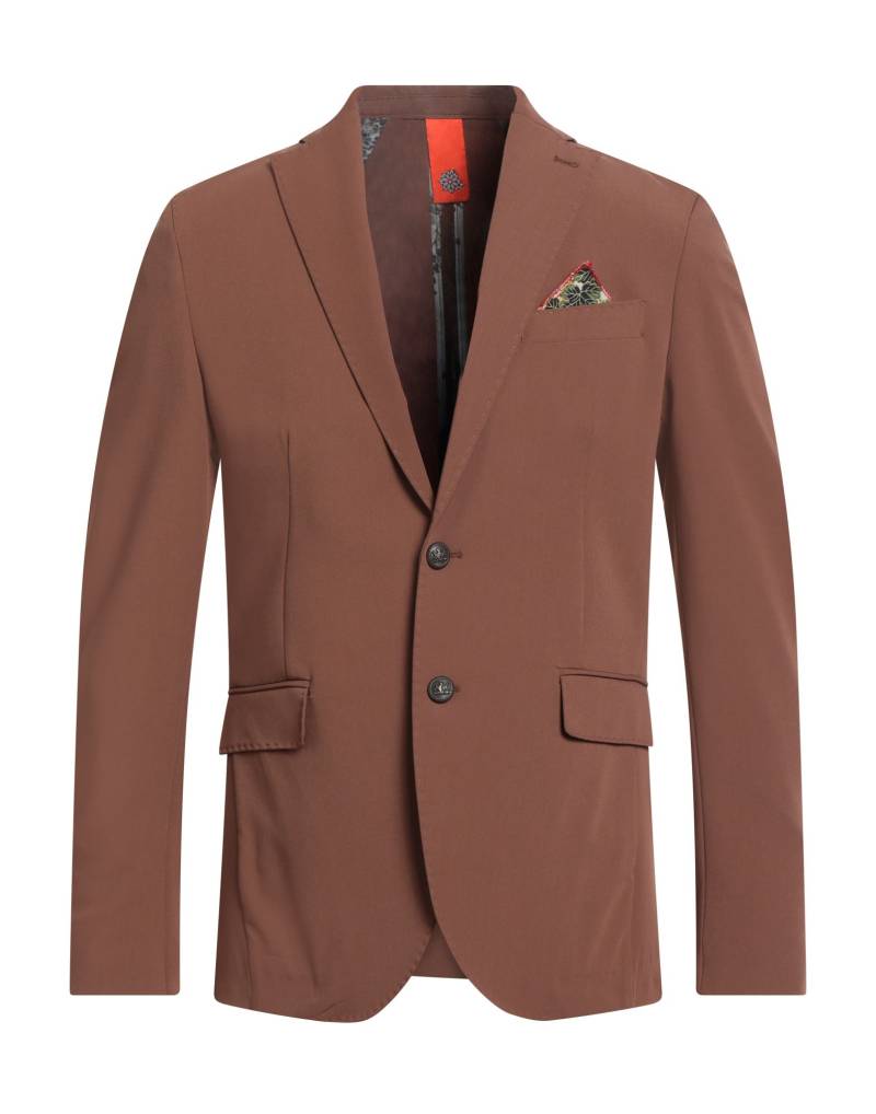 BHARNABA Blazer Herren Braun von BHARNABA