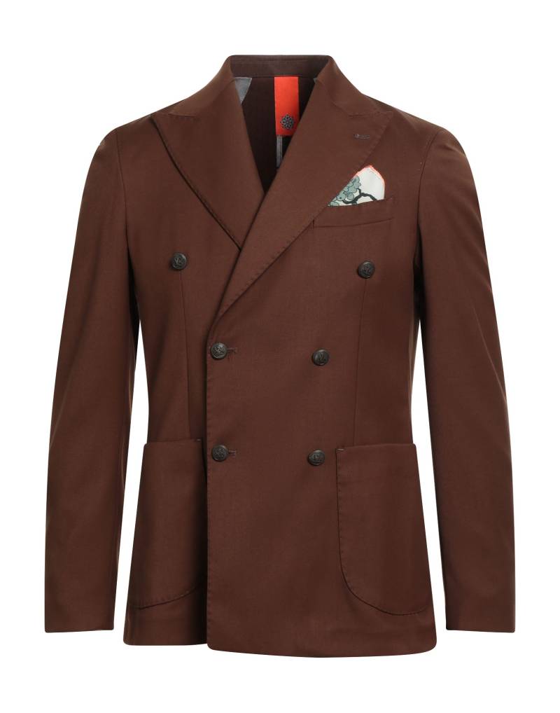 BHARNABA Blazer Herren Braun von BHARNABA