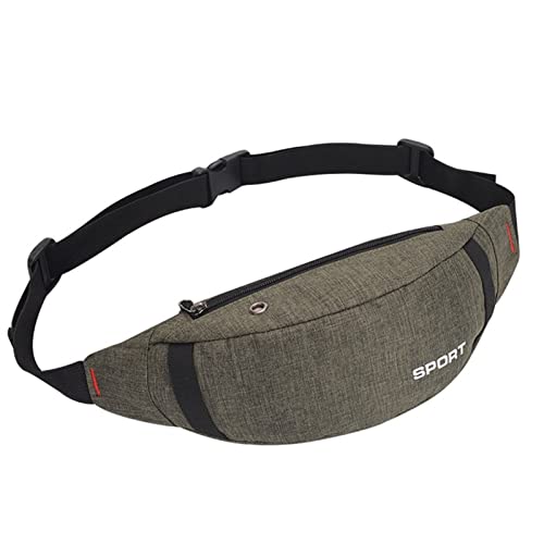 Bauchtasche für Damen Herren, Frauen Männer Tägliche Freizeit Gürteltasche Hüfttasche Leichter Fitness-Workout mit Reißverschluss Fischen Radfahren Spazierengehen Radfahren Telefon Hüfte Gürteltasche( von BHBYAFASH
