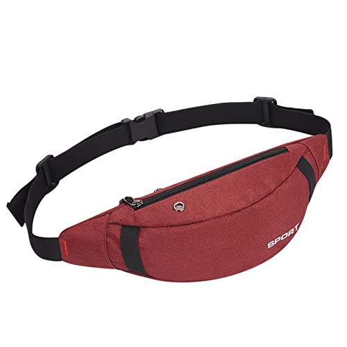 Bauchtasche für Damen Herren, Frauen Männer Tägliche Freizeit Gürteltasche Hüfttasche Leichter Fitness-Workout mit Reißverschluss Fischen Radfahren Spazierengehen Radfahren Telefon Hüfte Gürteltasche( von BHBYAFASH