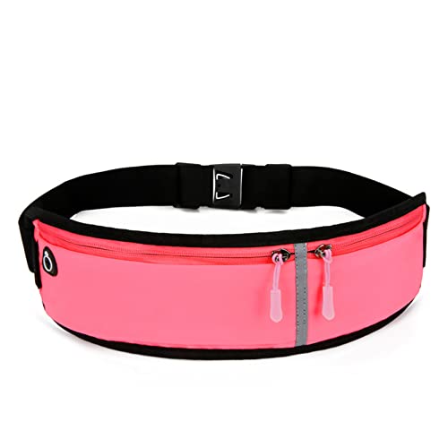 Bauchtasche für Damen Herren, Laufgürtel Sport Bum Bag Mode Taille Fanny Packung for Radfahren Jogging Taille Tasche Outdoor Wandern Taille Pack Geld Hüfttasche Beutel(Dunkelgrau) von BHBYAFASH