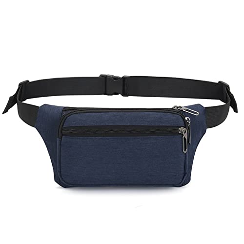 Bauchtasche für Damen Herren, Männer Brusttasche Mode Bumbback Taille Fanny Packung for Laufender Wandern Radfahren Taille Tasche Sport Taille Pack Frauen Geld Hüfttasche Beutel(Blau) von BHBYAFASH