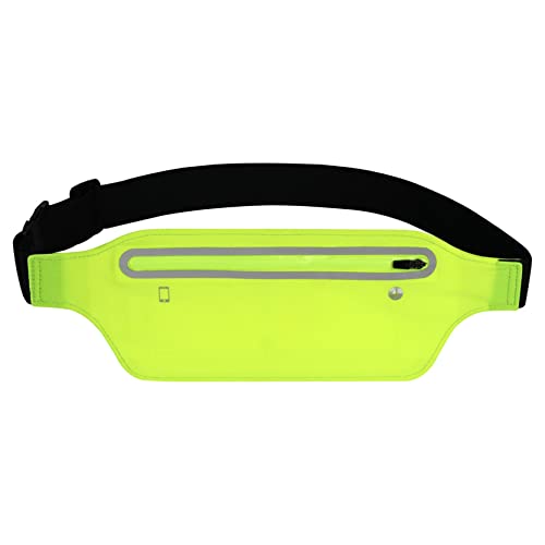 hüfttasche Herren, Unisex Slim Running Gürtel Leichte Fanny Pack Reißverschluss Taille Packung Verstellbare Gürtel Taille Tasche Reise Laufen Radfahren Bum Bag Beutel(Grün) von BHBYAFASH