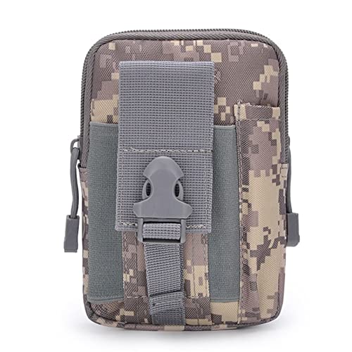 hüfttasche Herren, Universal Outdoor Gürteltasche Handy-Halter-Beutel-Geldbörse kampierende Radfahren Laufen Gürtel-Arm-Beutel(ACU Camouflage) von BHBYAFASH