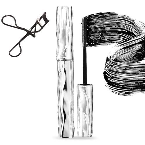 Settle Get Mascara Eisenstab, 3d Curling Wimpern Eisen Mascara, Smugge Resistant & Langlebig & Schweißfest, für Mutter, Mädchen, Frau (Schwarz,1PC) von BHFMYK