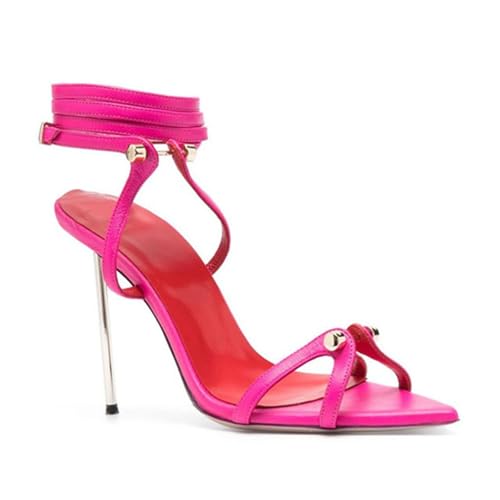 High Heels Damen Stilleto Riemchensandalen Spitzer Spitze Offener Spitze Slingback Abendkleid Party Pumps Schuhe 11cm-Pink||38 High Heels Damen Stilleto Riemchensandalen Spitzer Spitze Offener Spitze Slingback Abendkleid Party Pumps Schuhe 11cm-Pink||38 von BHGLUZGBY