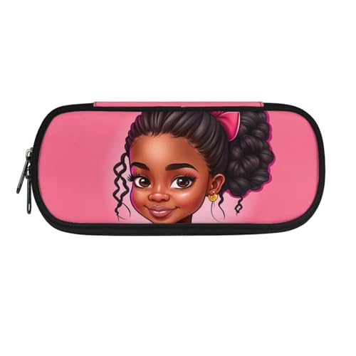 BHHJKK Afrikanisches Federmäppchen für Kinder, Afro, schwarz, Mädchen, Federmäppchen, College, Schule, Federmäppchen, hohe Kapazität, Tasche, Halter, magische Bleistiftbox, langlebig, African Girl-19, BHHJKK Afrikanisches Federmäppchen für Kinder, Afro, schwarz, Mädchen, Federmäppchen, College, Schule, Federmäppchen, hohe Kapazität, Tasche, Halter, magische Bleistiftbox, langlebig, African Girl-19, von BHHJKK